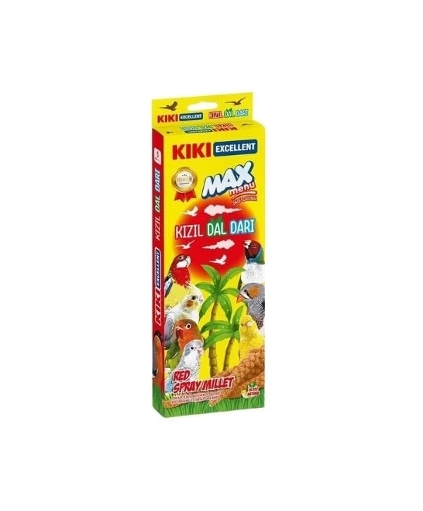 Kiki Excellent Max Menu Kuşlar için Kızıl Dal Darı