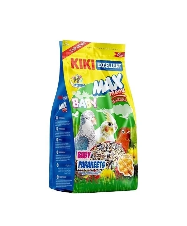 Kiki Excellent Max Menu Yavru Paraket Kuşu Yemi 500 Gr
