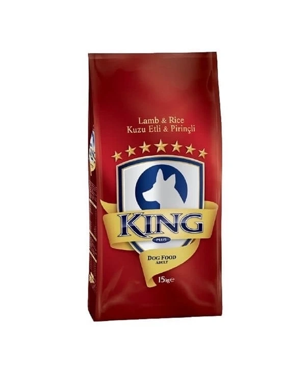King Kuzu Etli Yetişkin Köpek Maması 15 Kg