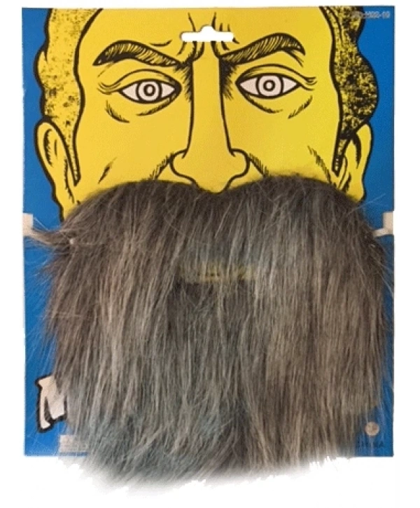 Kırçıllı Korsan Sakalı Gri Renk Takma Sakal (5047)