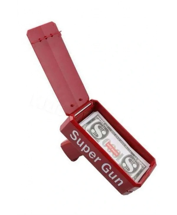 Kırmızı Çocuklara Özel Para Fırlatma Makinesi Para Saçma Tabancası