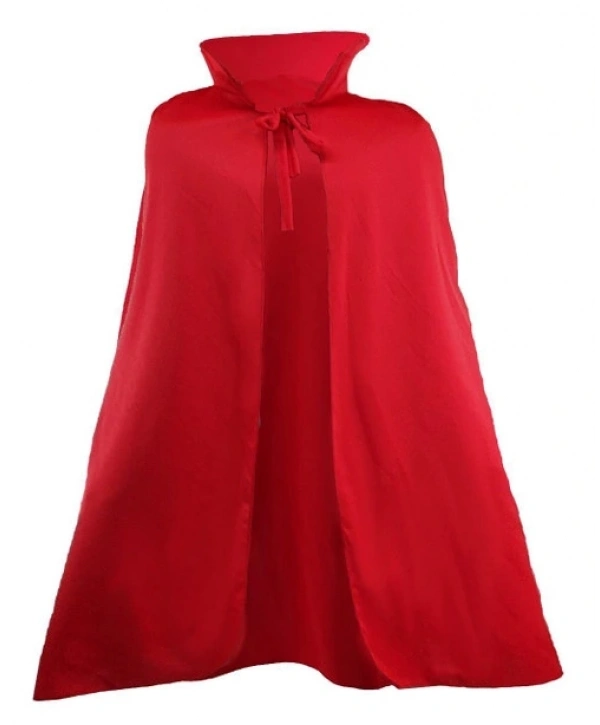 Kırmızı Renk Yakalı Pelerin 120 cm (5047)