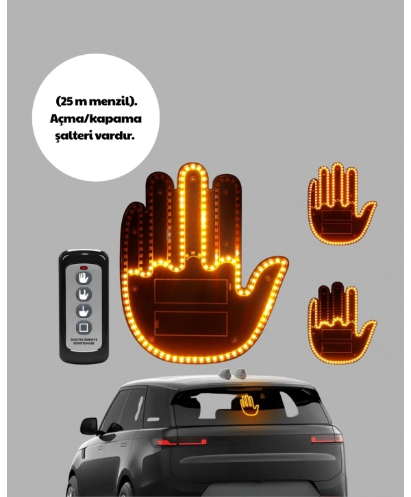 Kompakt Tasarımlı LED Jest Işığı – Selam ve Teşekkür Modları