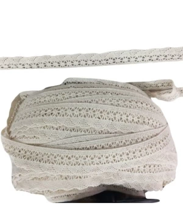 Kopanaki Dantel En 4 Cm Şeritli Krem 5 Metre