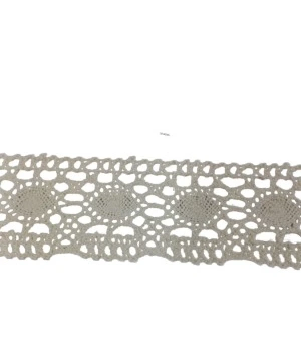 Kopanaki Dantel En 5 Cm Badem Model Krem 5 Metre