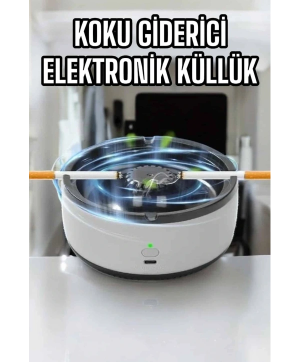 Küllük Duman Giderici Temizlenebilir Elektronik Pilli