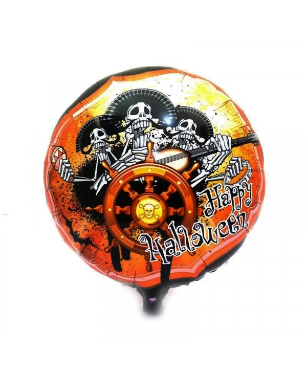 Kuru Kafalı Korsanlar Halloween Şekilli Folyo Balon 45 cm (5047)