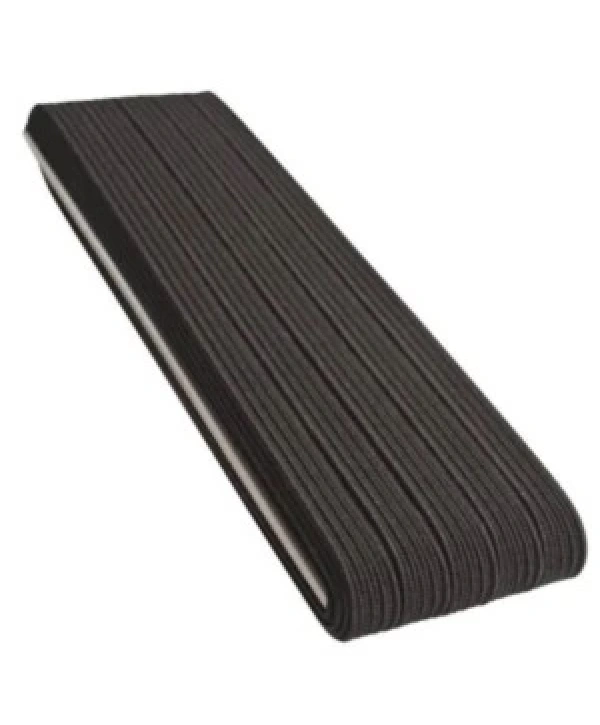 Lastik En 0,5 Cm 10 Metre Siyah