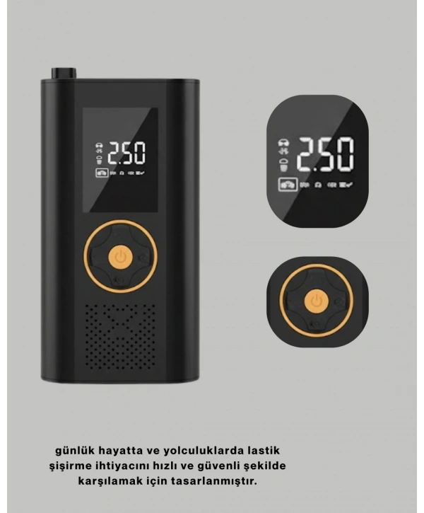 LED Ekranlı Akıllı Hava Kompresörü Hassas Basınç Kontrolü