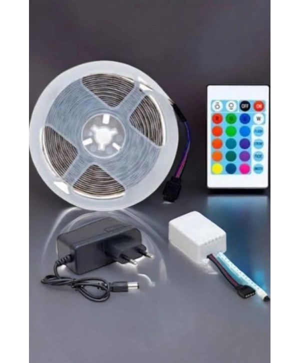 Led Işık 5 Metre Şerit Led RGB Işıklı