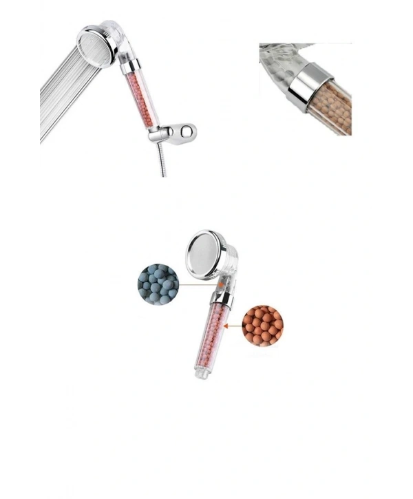 Led Işıklı Su Tasarruflu Banyo Duş Başlığı (5047)