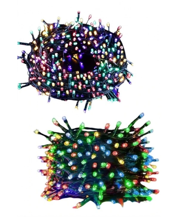 Ledli Fişli Led Dekor Lambası 5M RGB Yılbaşı Ağacı Işığı