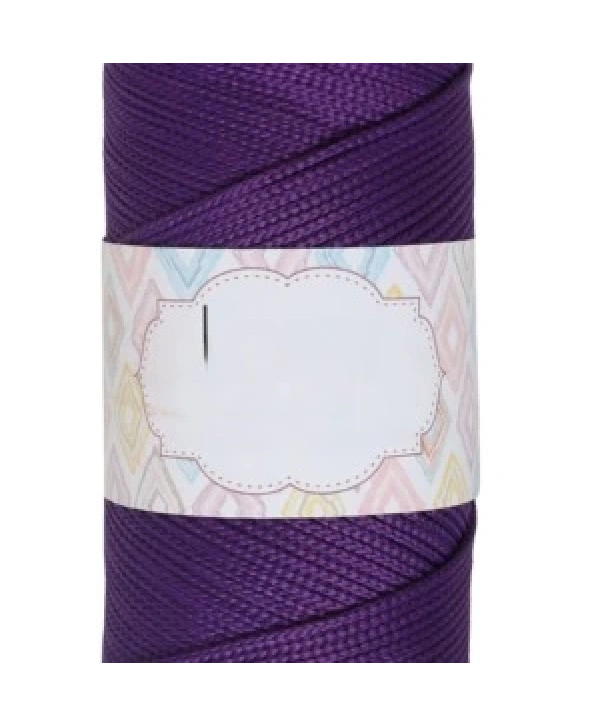 Makrome İpi 3mm Polyester Koyu Mor