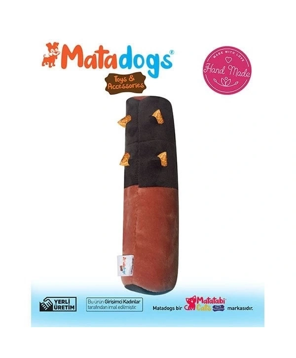 Mata Dogs Rull Rulo Şekilli Köpek Oyuncağı 22 Cm