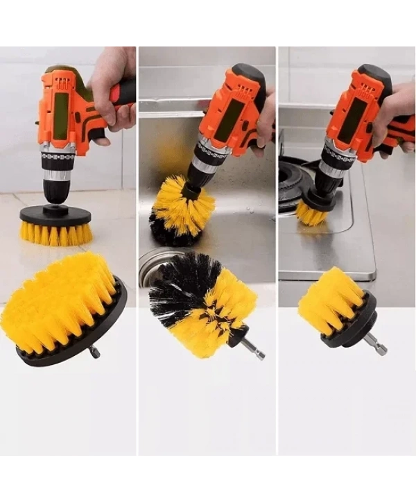 Matkap Ucuna Takılan 3&apos;lü Fırça Temizlik Seti (5047)