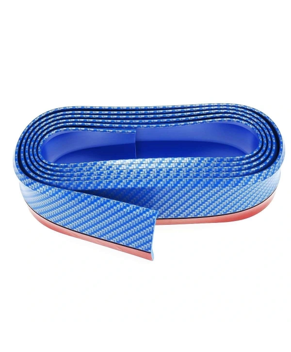 Mavi 2,5 Metre Araba Oto Ön Tampon Koruyucu Kauçuk Pratik Tampon Şerit Bant Döşeme Kiti (5047)