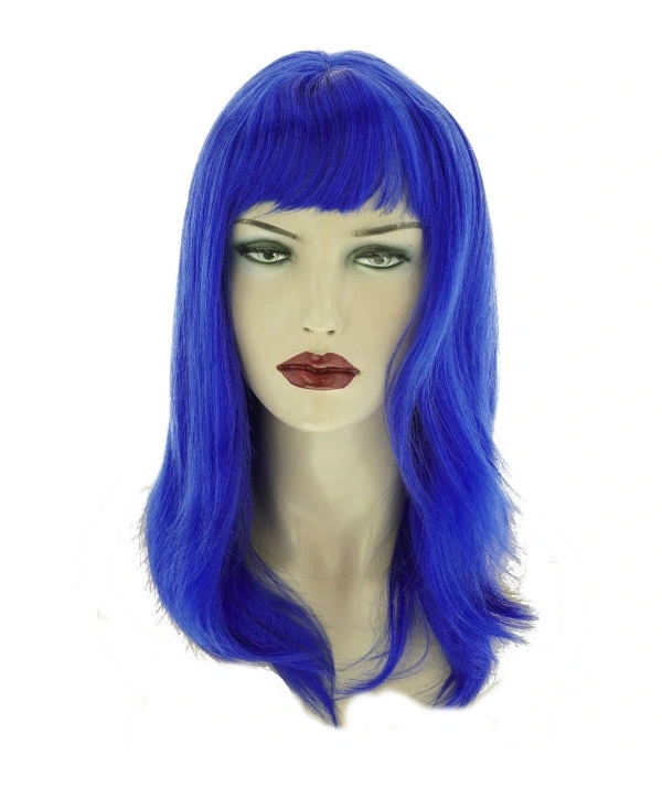 Mavi Renk Uzun Parti Peruğu (5047)