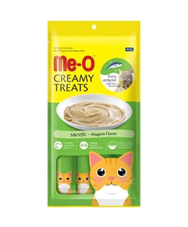 Meo Kremalı Mavi Yüzgeçli Orkinos Balıklı Kedi Sıvı Ödül Maması 4x15 Gr