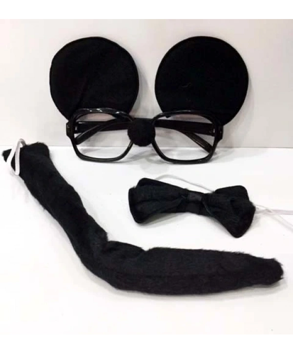Mouse Gözlüğü Papyonu Kuyruğu Seti (5047)