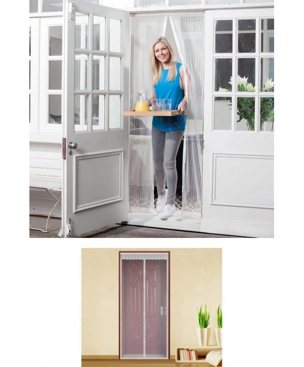 Mıknatıslı Kapı Sinekliği Tül Perde 105 x 205 cm (5047)