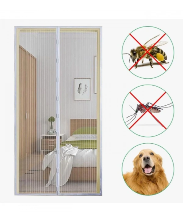 Mıknatıslı Kapı Sinekliği Tül Perde 105 x 210 cm (5047)