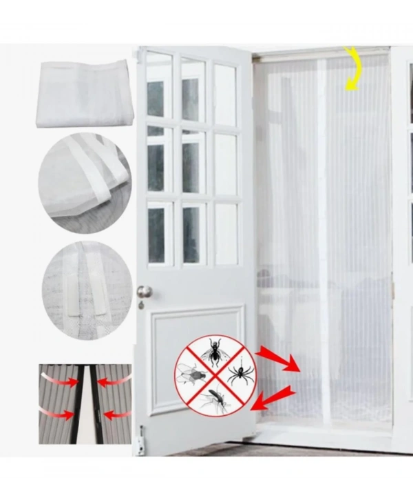 Mıknatıslı Kapı Sinekliği Tül Perde 105 x 210 cm (5047)