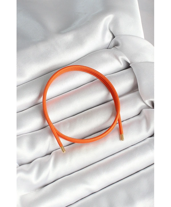 Mıknatıslı Turuncu Renk Sarmal Kadın Bileklik