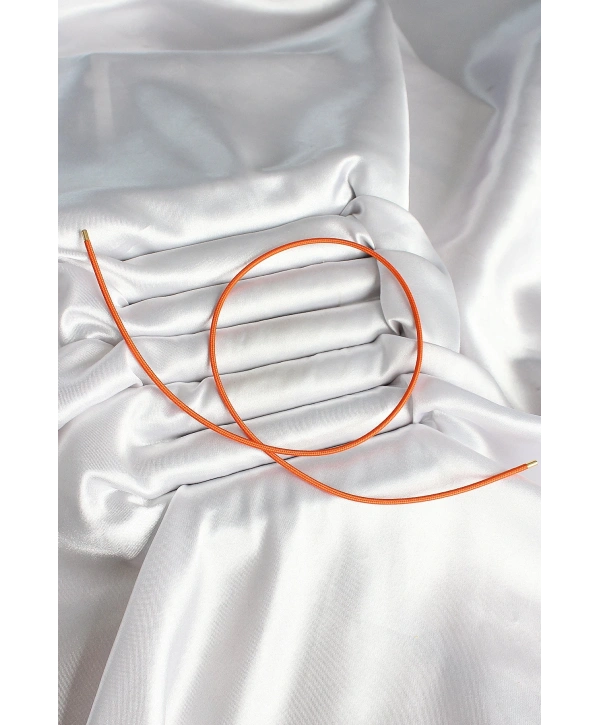 Mıknatıslı Turuncu Renk Sarmal Kadın Bileklik