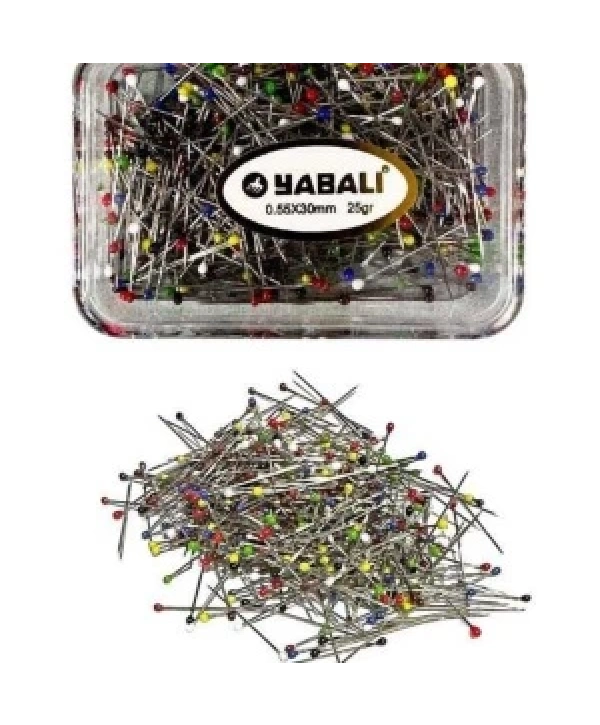 Minelli İğne Renkli Kutuda 25 Gr