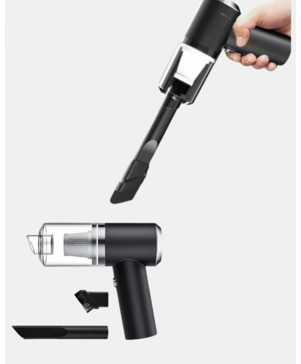 Mini Şarjlı Araç Süpürgesi – 120W Güçlü Motor, 5500PA Vakum Emiş, Yıkanabilir Filtre