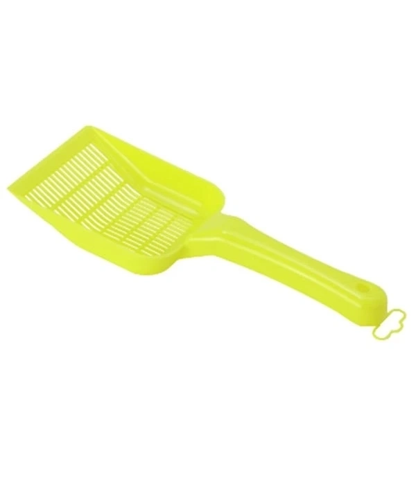 Moderna Dar Aralıklı Kedi Kumu Küreği Sarı 10x28 Cm