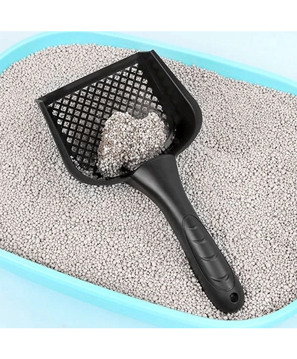 Moderna Dar Aralıklı Kedi Kumu Küreği Sarı 10x28 Cm