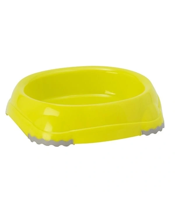 Moderna Smart Plastik Kedi ve Köpek Mama ve Su Kabı Sarı 210 Ml