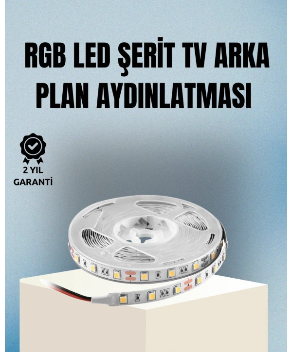 Müzikle Senkronize LED Şerit TV Aydınlatma