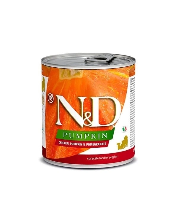 N&D Pumpkin Tavuklu Yavru Konserve Köpek Maması 285 Gr