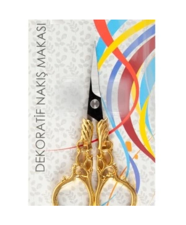 Nakış Makası Dekoratif Altın Kanat Ybl-403 Model 17