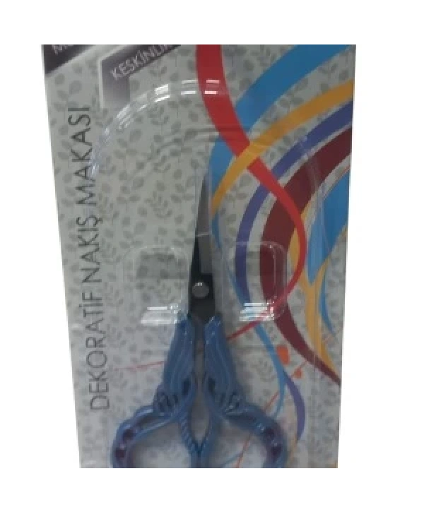 Nakış Makası Dekoratif Mavi Ybl-403 Model 16