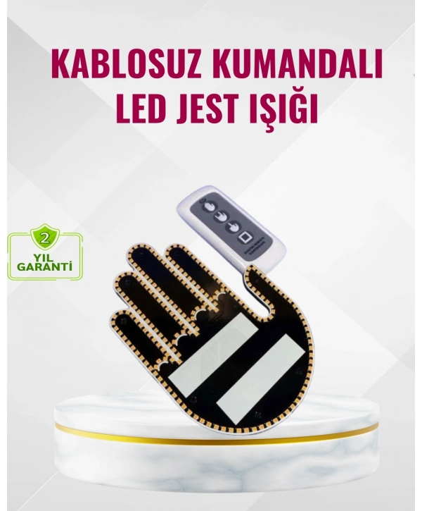 Naylon Bantlı Kolay Montajlı Araç Jest Işığı