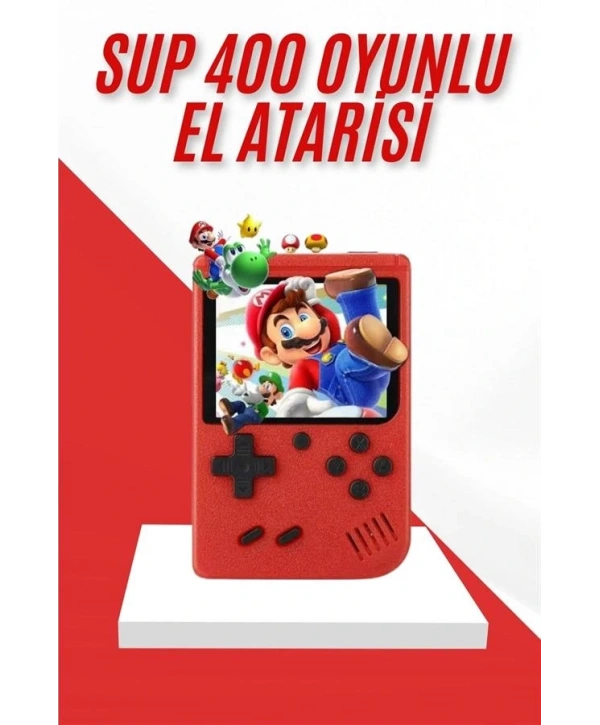 Nostalji Oyunlu Mini Atari Gamebox 400 Oyunlu El Atarisi