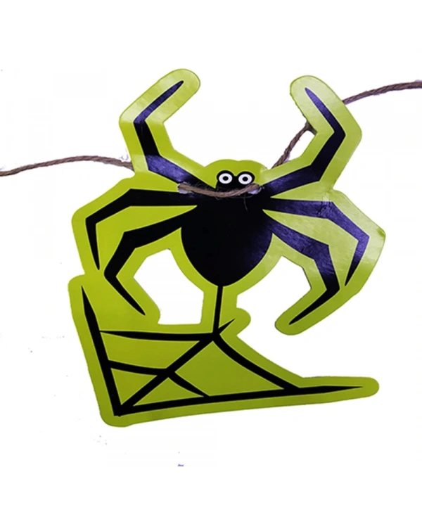 Örümcek Şekilli Asmalı Halloween Flama Banner Afiş 2 Metre (5047)