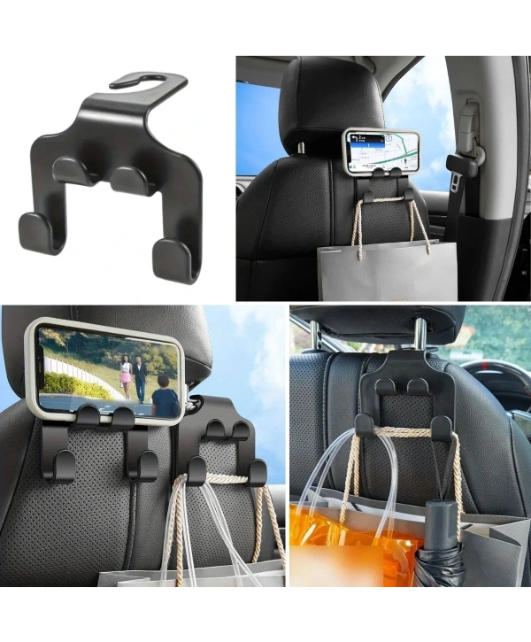 Oto Koltuk Arkası Düzenleyici Organizer Askılıklı Telefon,Tablet Tutucu (5047)