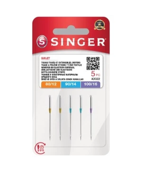 Overlok İğnesi Karışık (2x12, 2x14, 1x16 No.)