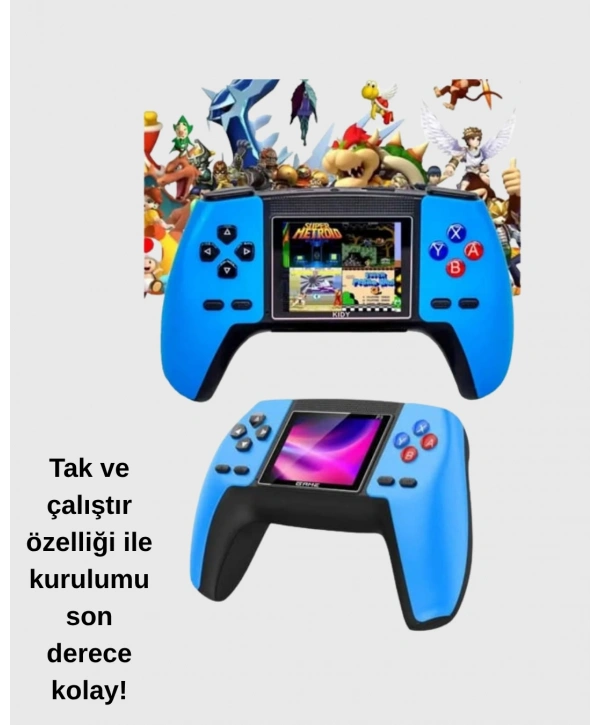 P5 Retro GamePad | 520 Klasik Oyunlu Mini Oyun Konsolu