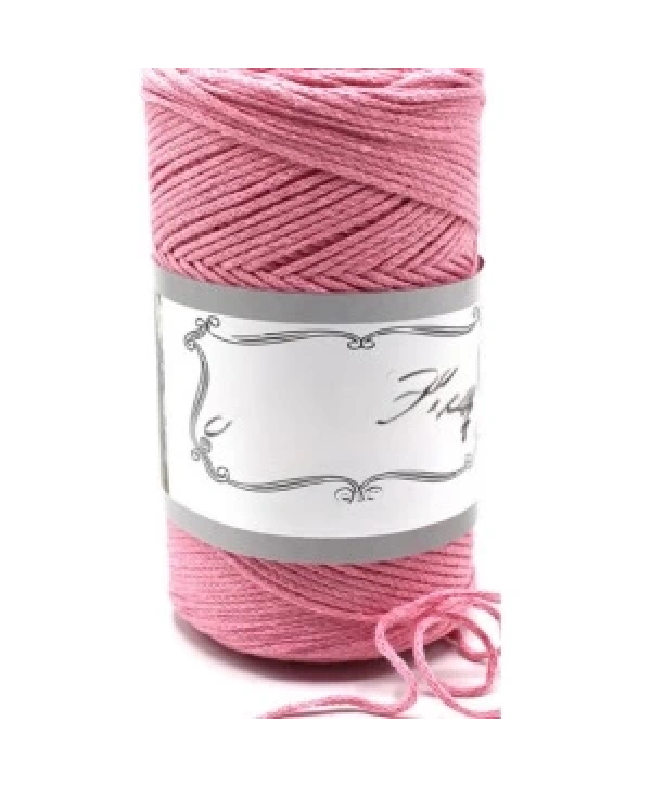 Pamuk Makrome 2 Mm Pembe