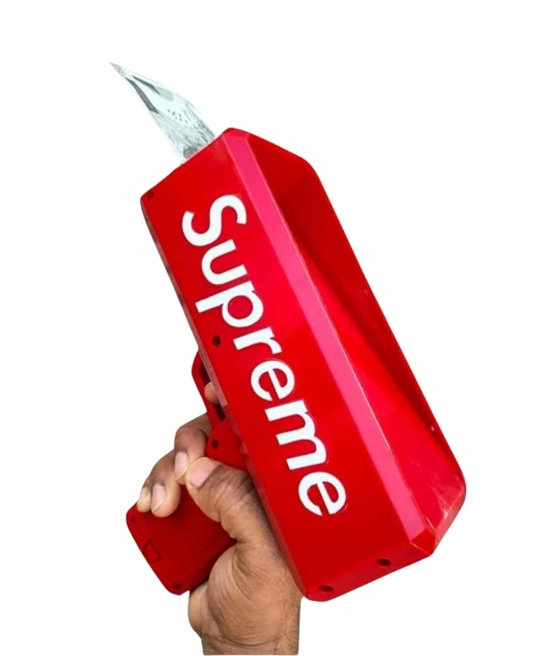 Para Dolar Saçma Para Atma Tabancası Otomatik Kırmızı Oyuncak