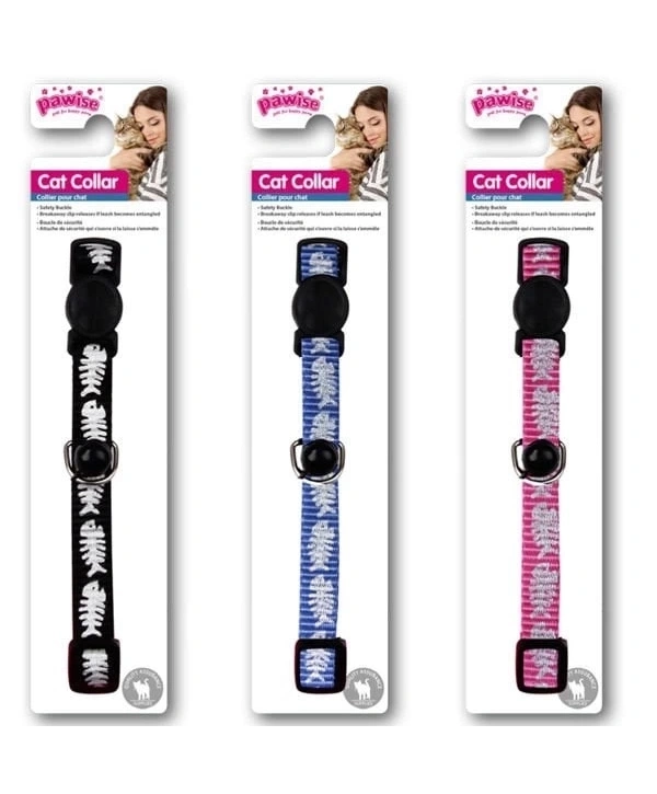 Pawise Kılçık Desenli Kedi Boyun Tasması