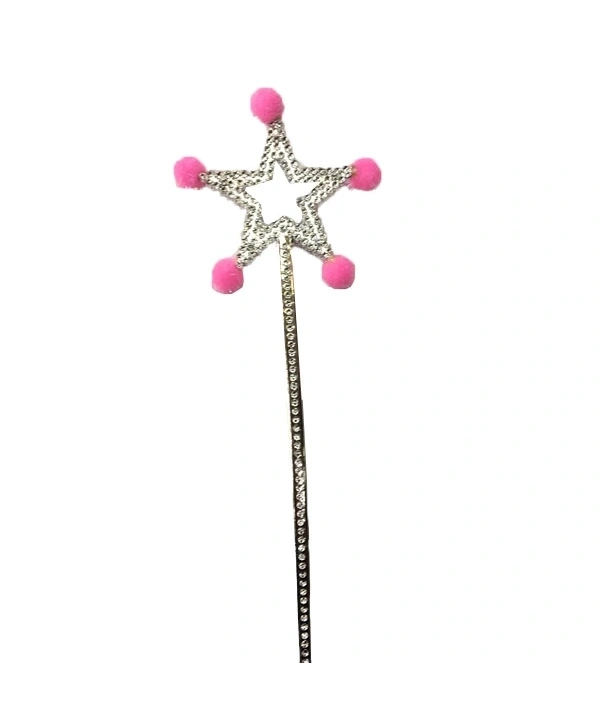 Pembe Ponponlu Yıldız Peri Asası 1 Adet (5047)