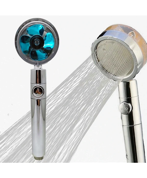 Pervaneli Duş Başlığı 360 Derece Dönebilen Aç Kapa Su Tasarruflu (5047)