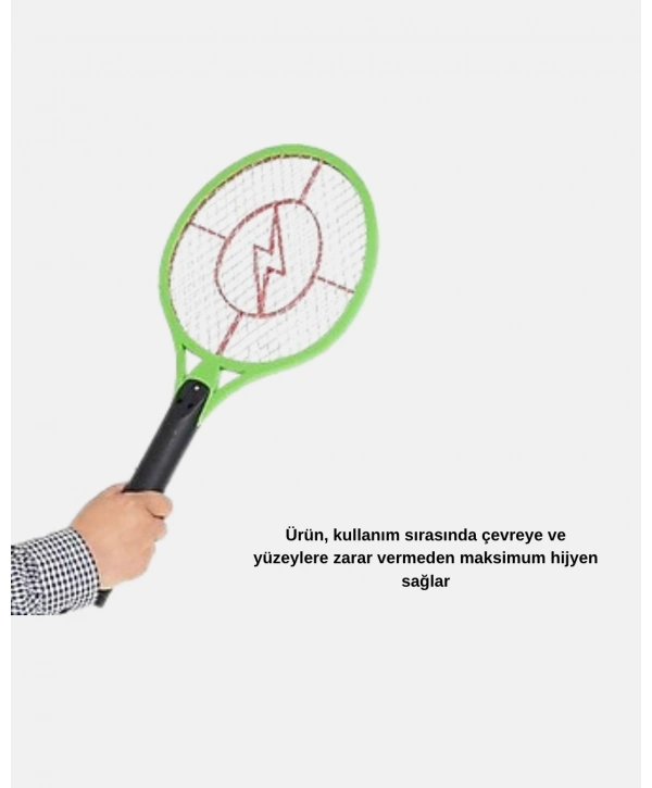 Pil ile Çalışan Elektronik Sinek Öldürücü – Çocuk ve Evcil Hayvan Dostu Tasarım