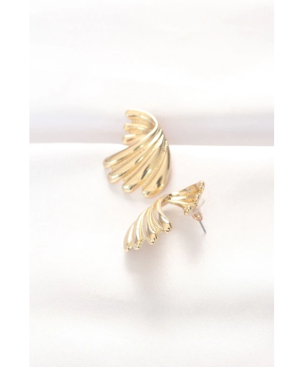 Pirinç Gold Renk Küpe